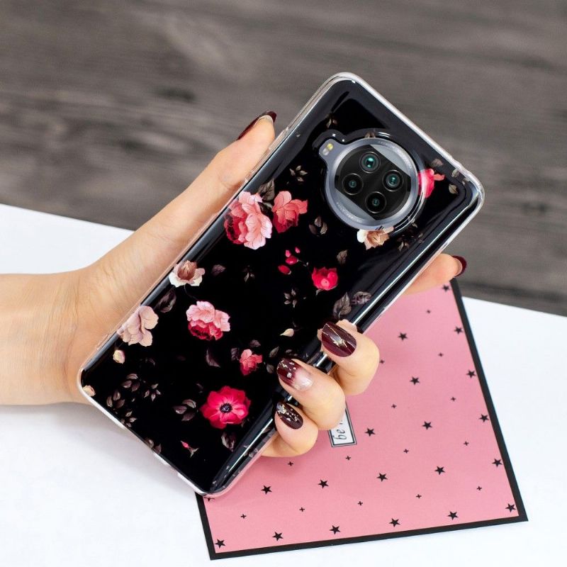 Kryt Na Xiaomi Mi 10T Lite Svítící Květiny