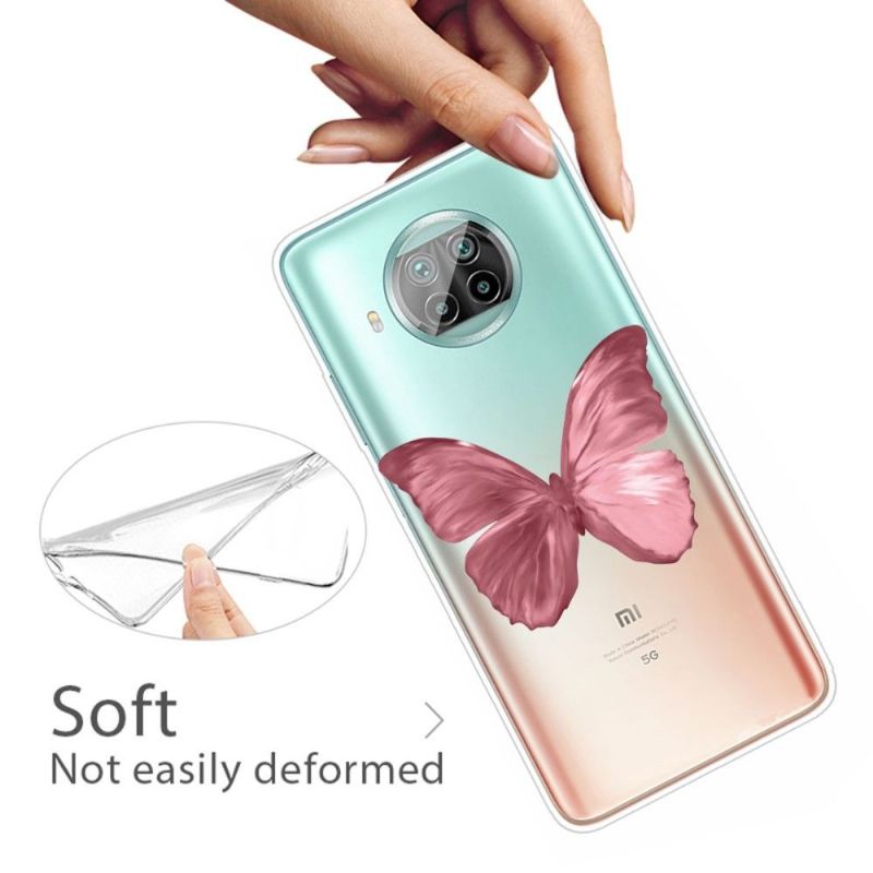 Kryty Na Mobil Na Xiaomi Mi 10T Lite Růžový Motýl