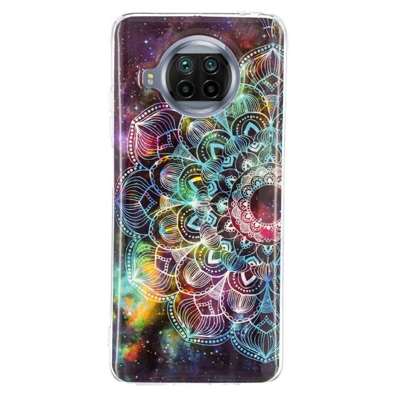 Kryty Na Mobil Na Xiaomi Mi 10T Lite Svítící Barevná Mandala