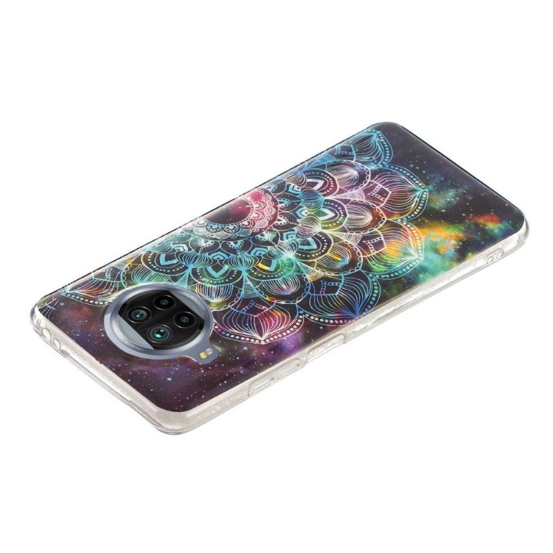Kryty Na Mobil Na Xiaomi Mi 10T Lite Svítící Barevná Mandala