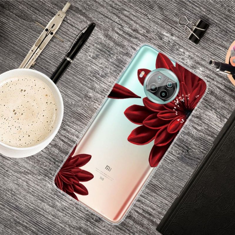 Kryty Na Mobil Na Xiaomi Mi 10T Lite Červený Květ
