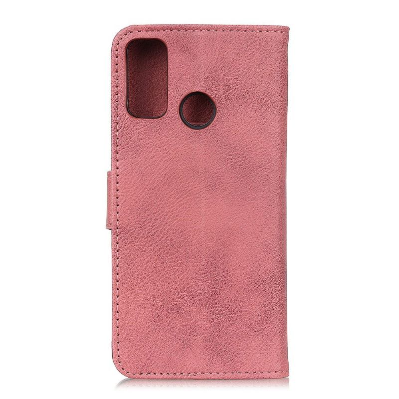 Flipové Pouzdro Na Honor 9X Lite Kožený Držák Karet Khazneh - Růžový
