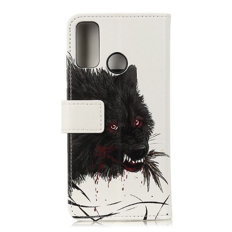 Flipové Pouzdro Na Honor 9X Lite Černý Vlk