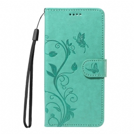 Kožený Kryt Oppo Reno 14f 5g Malé Květiny