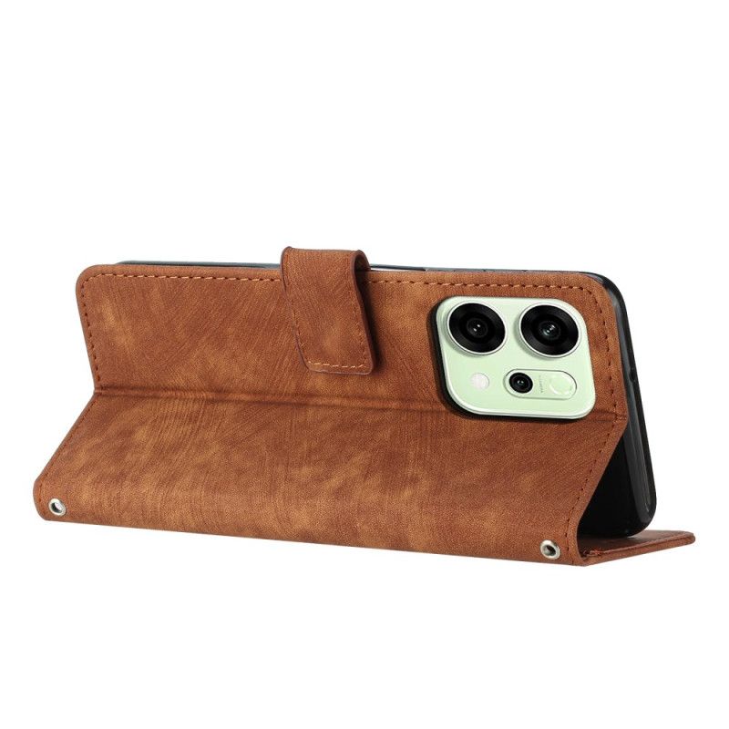 Kožený Kryt Oppo Reno 14f 5g Retro Design