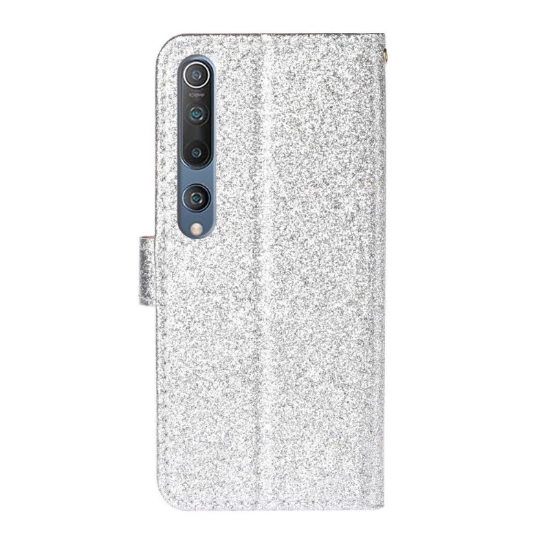 Flipové Pouzdro Na Xiaomi Mi 10 / 10 Pro Flitry Z Umělé Kůže