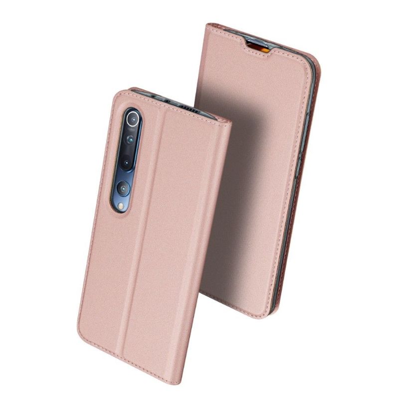 Flipové Pouzdro Na Xiaomi Mi 10 / 10 Pro Saténový Efekt