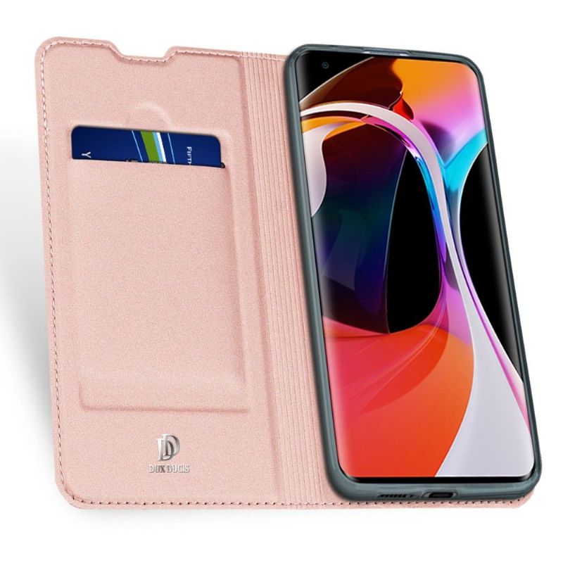Flipové Pouzdro Na Xiaomi Mi 10 / 10 Pro Saténový Efekt