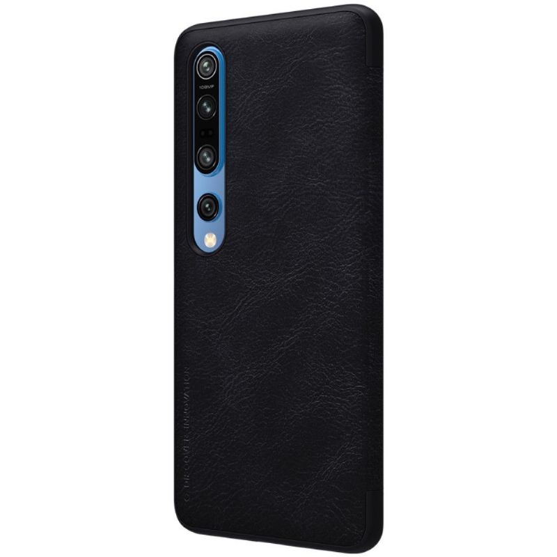 Kožené Pouzdro Na Xiaomi Mi 10 / 10 Pro Řada Qin Umělá Kůže Nillkin
