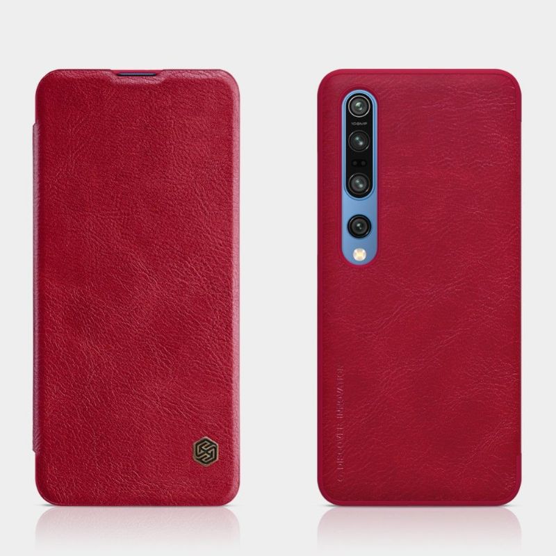Kožené Pouzdro Na Xiaomi Mi 10 / 10 Pro Řada Qin Umělá Kůže Nillkin