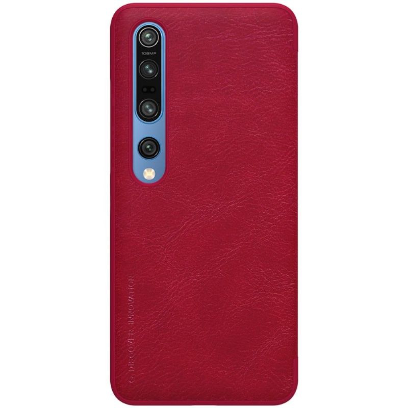 Kožené Pouzdro Na Xiaomi Mi 10 / 10 Pro Řada Qin Umělá Kůže Nillkin