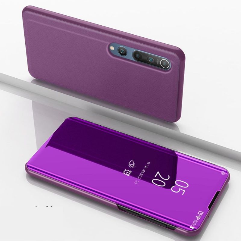 Kryty Na Mobil Na Xiaomi Mi 10 / 10 Pro Flipové Pouzdro Zrcadlový Efekt