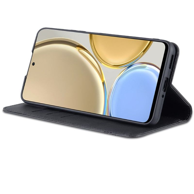 Pouzdra Na Honor Magic 4 Lite Peněženkové Pouzdro Umělá Kůže Azns