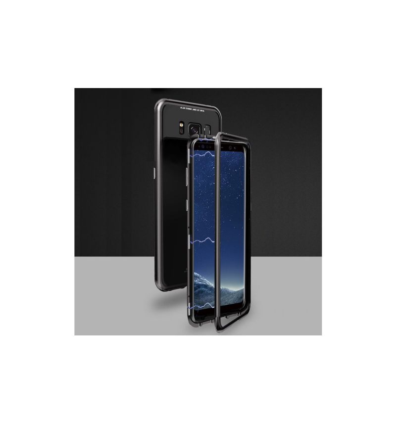 Kryt Na Samsung Galaxy S8 Plus Magnetická Zadní Strana Z Tvrzeného Skla