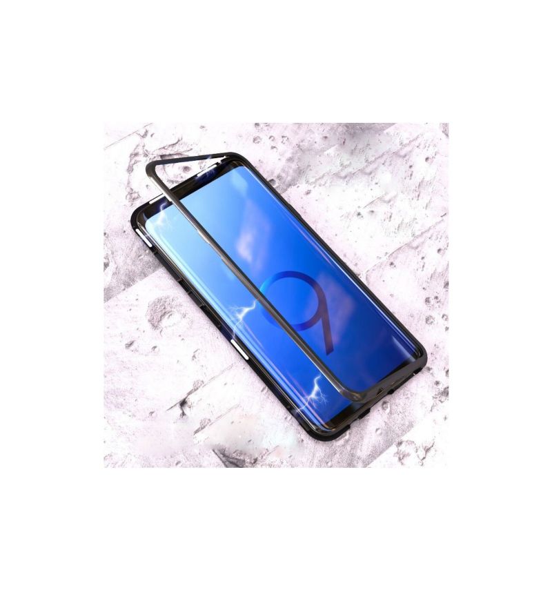 Kryt Na Samsung Galaxy S8 Plus Magnetická Zadní Strana Z Tvrzeného Skla