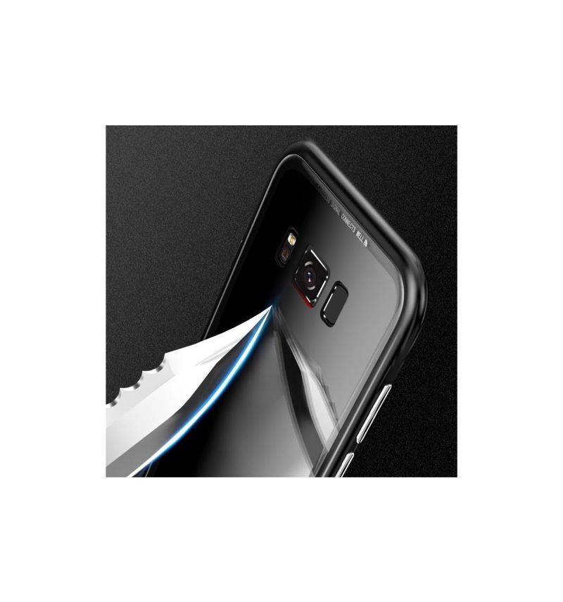 Kryt Na Samsung Galaxy S8 Plus Magnetická Zadní Strana Z Tvrzeného Skla