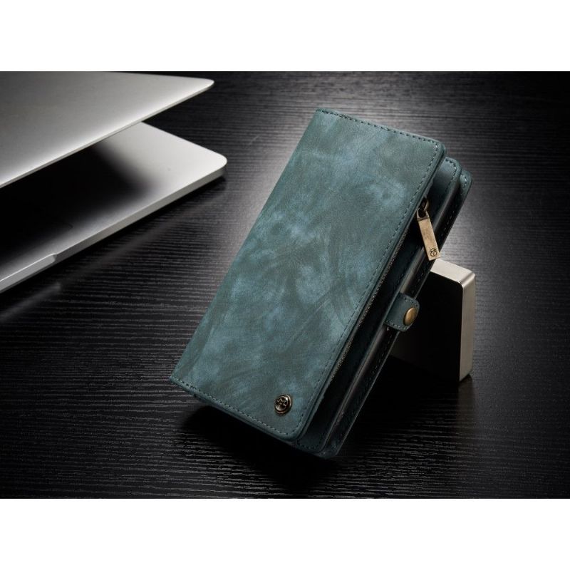 Kryty Na Mobil Kožené Pouzdro Na Samsung Galaxy S8 Plus Držák Karty - Zelený