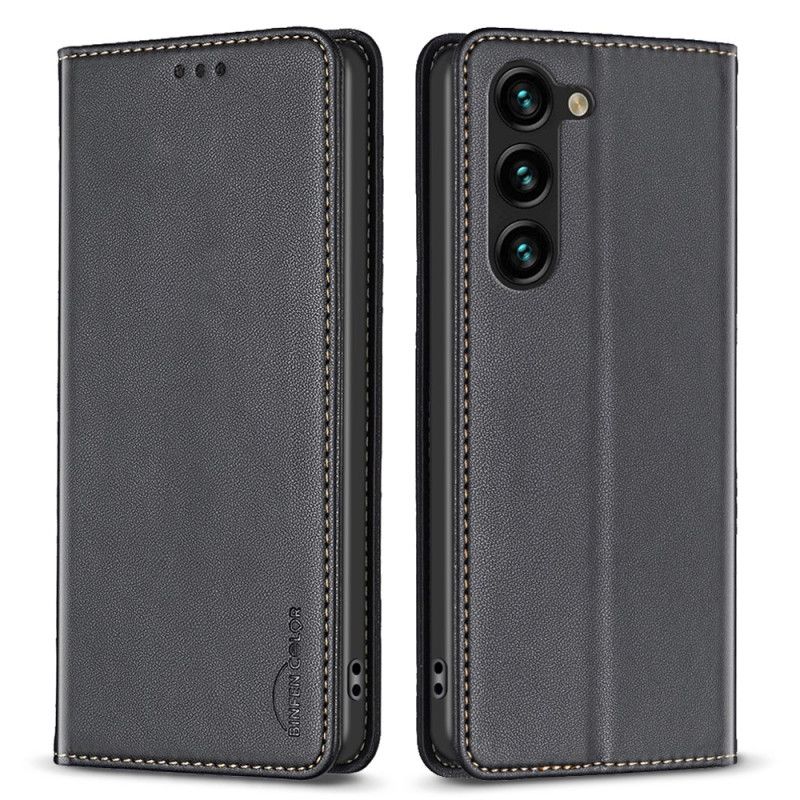Kožené Pouzdro Folio Samsung Galaxy S24 5g Barva Binfen