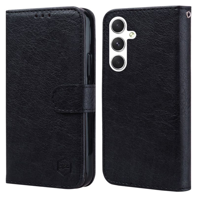 Kožený Kryt Na Samsung Galaxy S24 5g Retro Styl