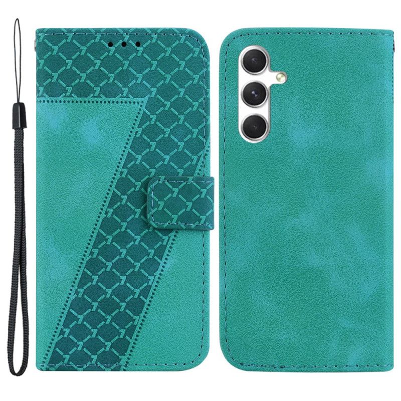 Kožený Kryt Samsung Galaxy S24 5g Design 7 S Popruhem