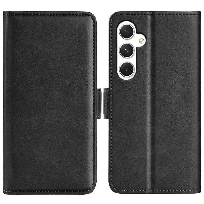 Kožený Kryt Samsung Galaxy S24 5g Dvojité Zapínání