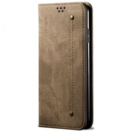 Kožený Kryt Samsung Galaxy S24 5g Džínový Styl