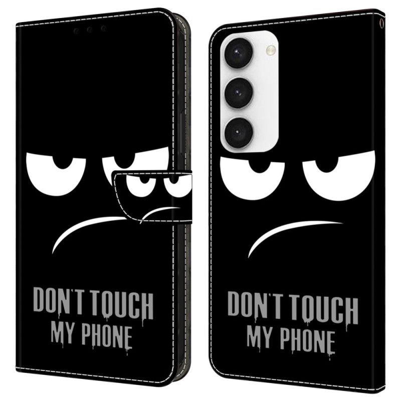 Kožený Kryt Samsung Galaxy S24 5g Rozzlobený Telefon