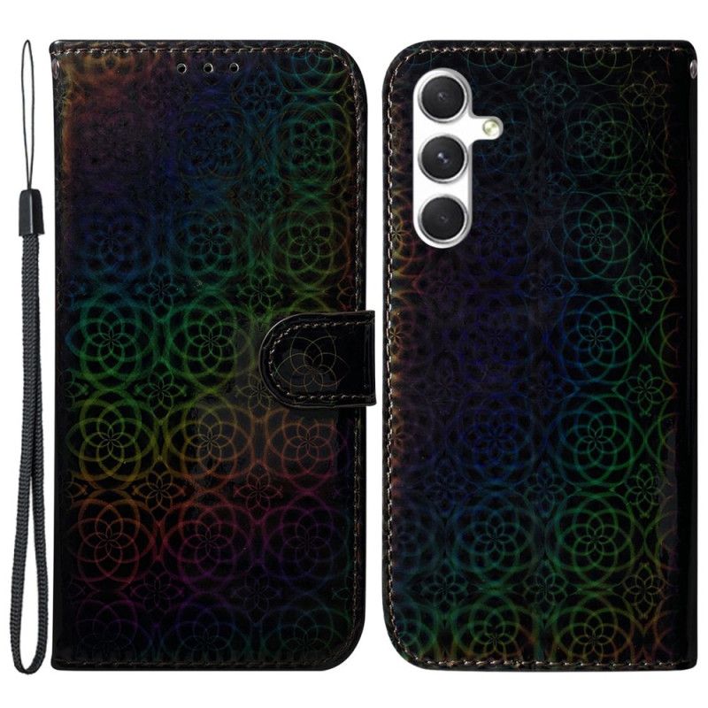 Kožený Kryt Samsung Galaxy S24 5g Strappy Disco