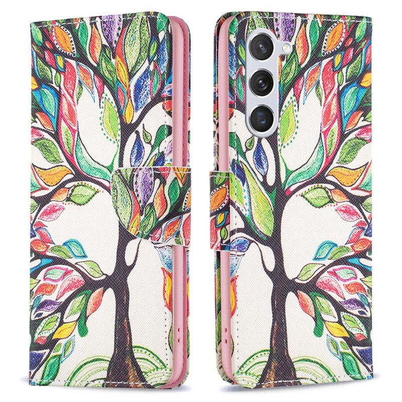 Kožený Kryt Samsung Galaxy S24 5g Strom Života