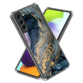 Kryt Na Samsung Galaxy S24 5g Zlatý Abstraktní Mramorový Vzor