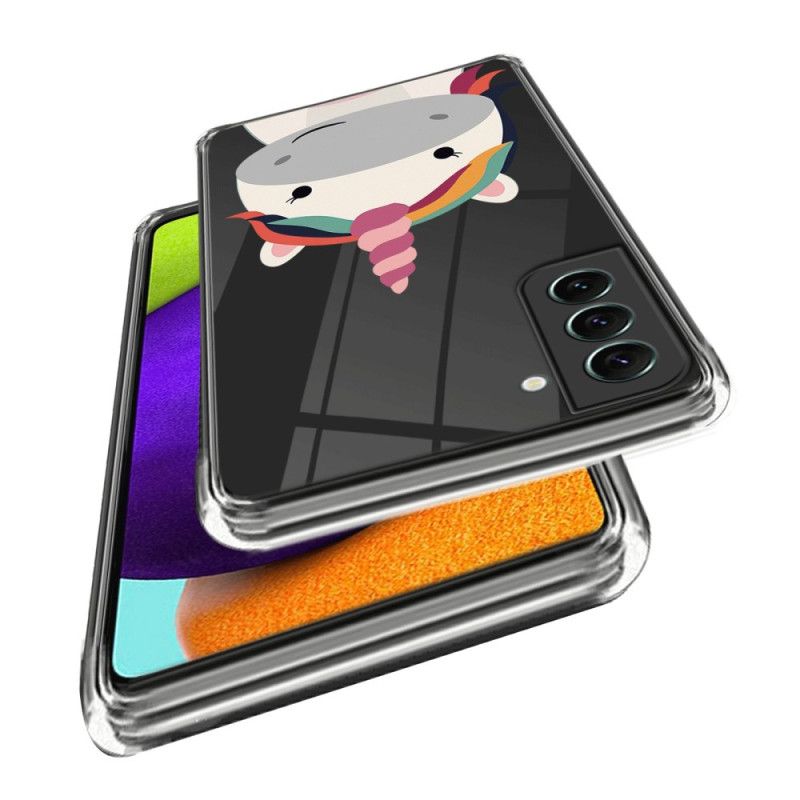 Kryt Samsung Galaxy S24 5g Průhledný Jednorožec