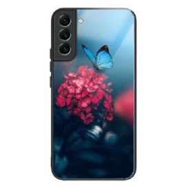 Kryt Samsung Galaxy S24 5g Tvrzené Sklo Blue Butterfly