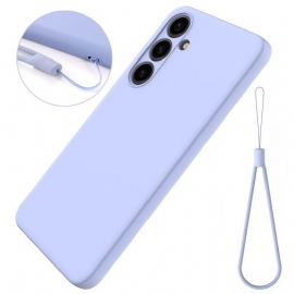 Kryt Samsung Galaxy S24 5g Řemínek Z Tekutého Silikonu