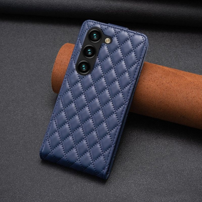 Peněženková Pouzdra Samsung Galaxy S24 5g Kryty Na Mobil Prošívaná Vertikální Klapka