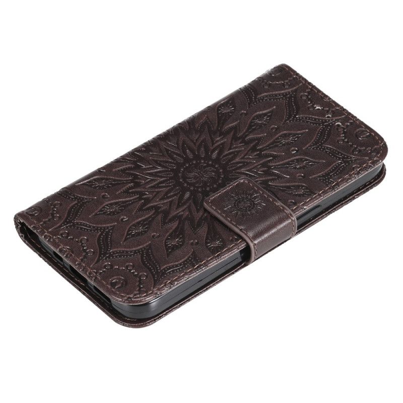 Peněženková Pouzdra Samsung Galaxy S24 5g Kryty Na Mobil Vynikající Mandala S Popruhem