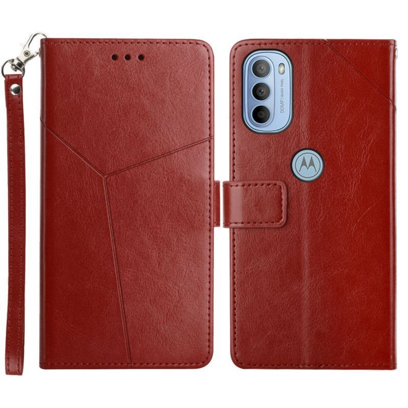 Flipové Pouzdro Na Moto G51 5G Styl Kůže Geo Y Design