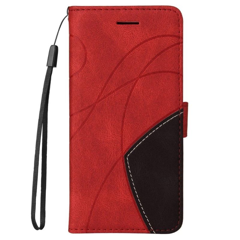 Flipové Pouzdro Na Realme GT Neo 3T / Neo 2 Dvoubarevné Umělecké
