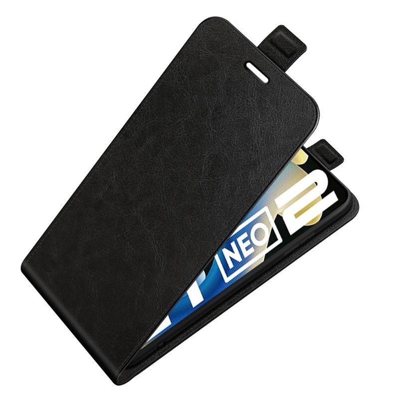 Flipové Pouzdro Na Realme GT Neo 3T / Neo 2 Kožené Pouzdro Vertikální Umělá Kůže