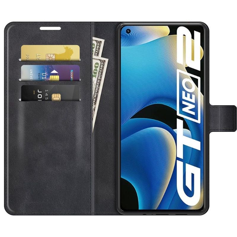 Flipové Pouzdro Na Realme GT Neo 3T / Neo 2 Peněženkové Pouzdro Styl Kůže