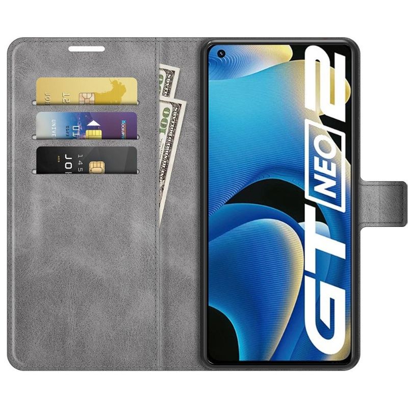 Flipové Pouzdro Na Realme GT Neo 3T / Neo 2 Peněženkové Pouzdro Styl Kůže