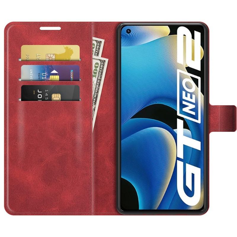 Flipové Pouzdro Na Realme GT Neo 3T / Neo 2 Peněženkové Pouzdro Styl Kůže