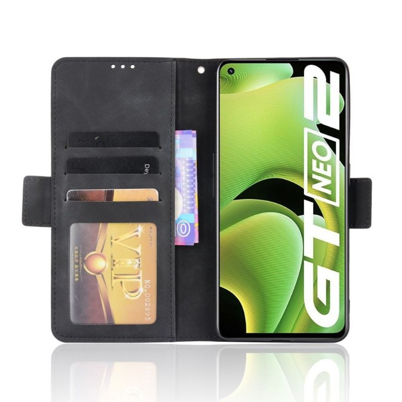 Flipové Pouzdro Na Realme GT Neo 3T / Neo 2 Premium S Držitelem Karty