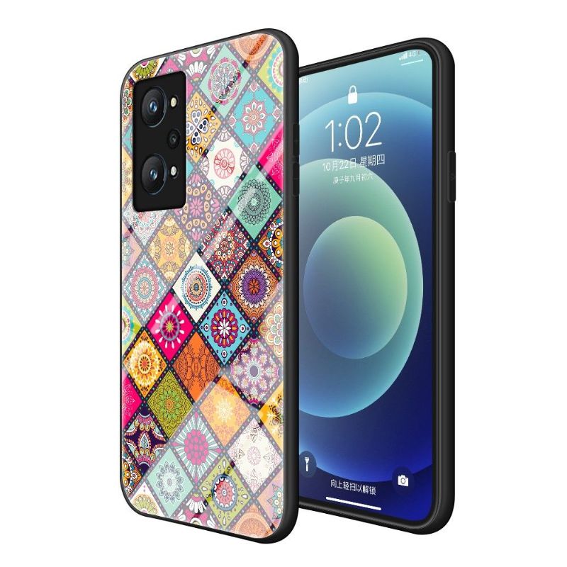Kryt Na Realme GT Neo 3T / Neo 2 Mandalový Kaleidoskop Se Stojanem