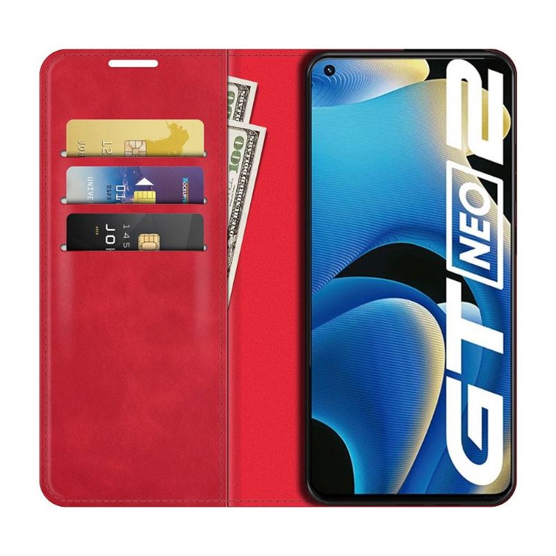 Pouzdra Na Realme GT Neo 3T / Neo 2 Funkce Stojanu Z Umělé Kůže