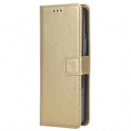 Kožený Kryt Samsung Galaxy Z Fold 6 Okázalá Umělá Kůže