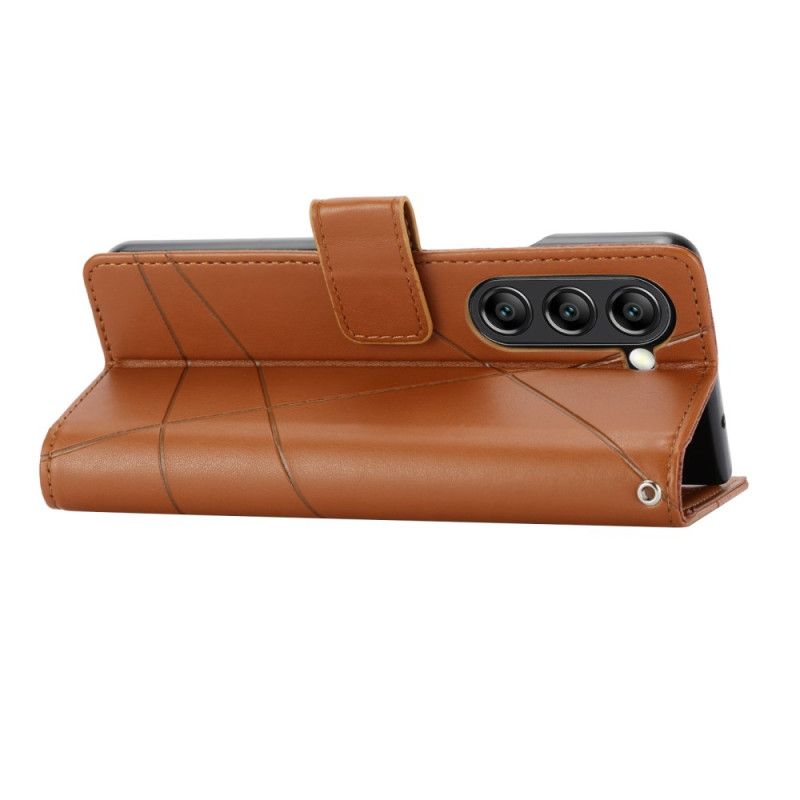 Kožený Kryt Samsung Galaxy Z Fold 6 Řemínky