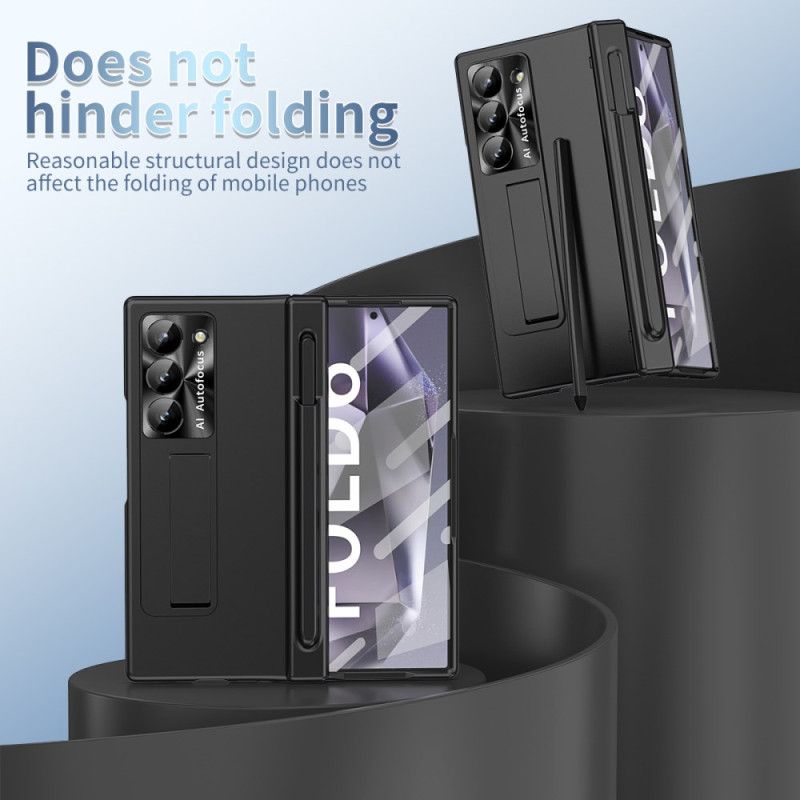 Kryt Samsung Galaxy Z Fold 6 Integrovaný Stojan A Držák Stylusu