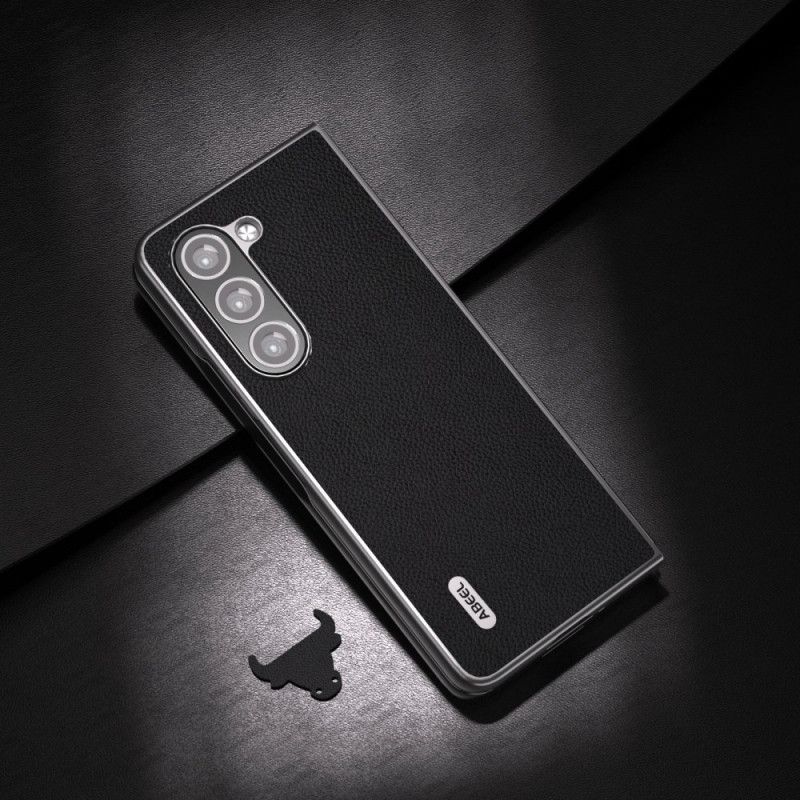 Kryt Samsung Galaxy Z Fold 6 Litchi Umělá Kůže Abeel