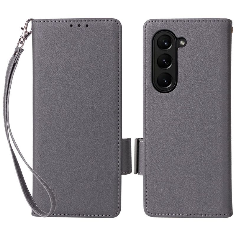 Peněženková Pouzdra Samsung Galaxy Z Fold 6 Dvojitá Spona A Popruh
