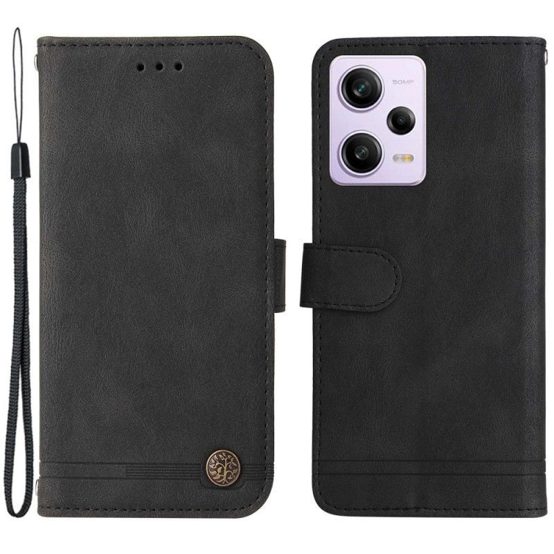 Kožené Pouzdro Na Xiaomi Redmi Note 12 Pro Kožené Provedení S Ozdobným Nýtem